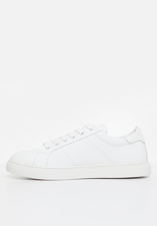 POLO - Classic leather sneaker - white
