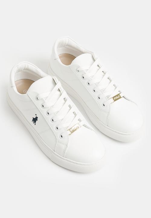 POLO - Classic leather sneaker - white