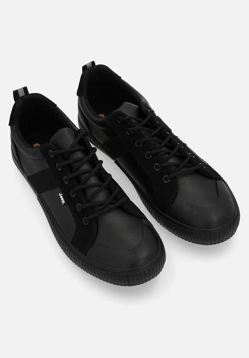 JEEP - Pu vulcanised sneaker - black-jeep