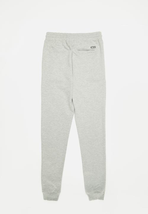 SOVIET - Track pants - grey melange