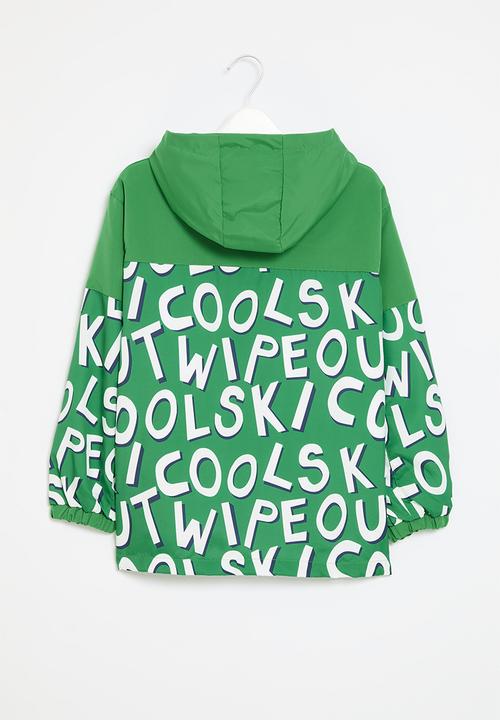 Pop Candy - Printed hooded jacket - green