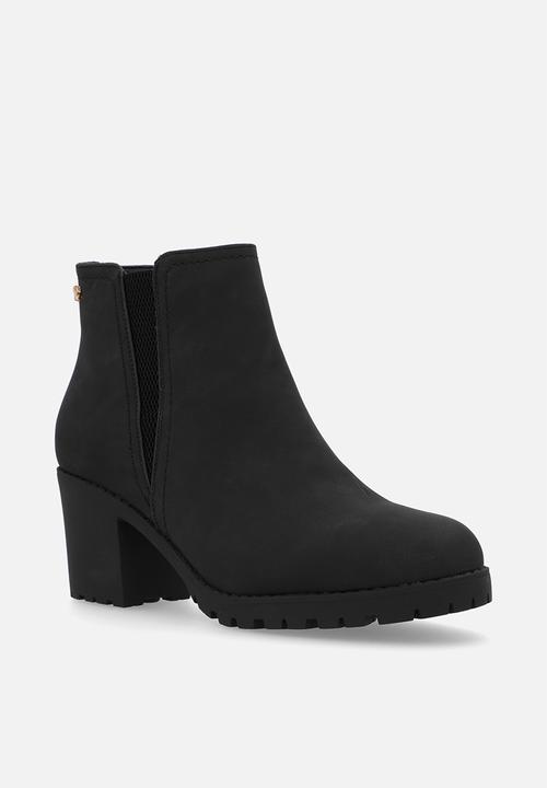Butterfly Feet - Esther 4 block heel boot - black