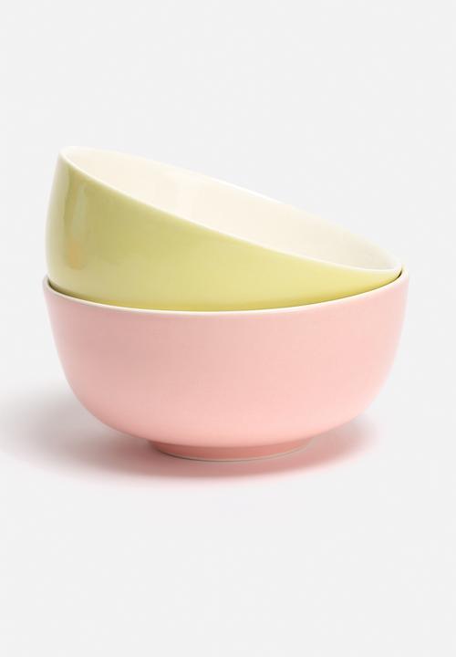 Urchin Art - Set of 4 Colour Block Bowls