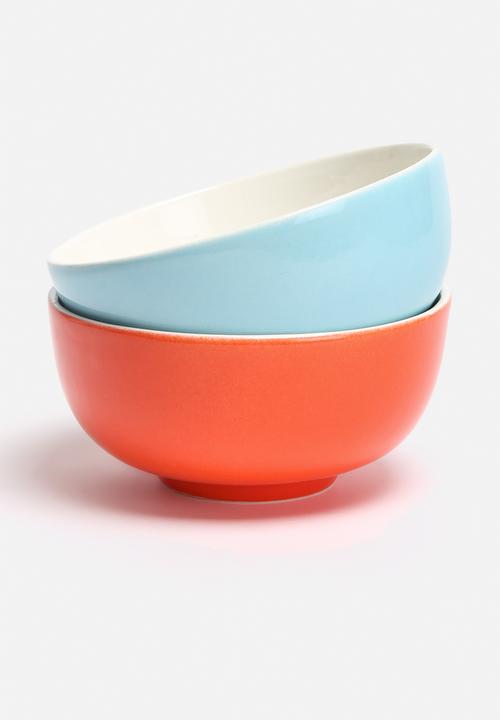 Urchin Art - Set of 4 Colour Block Bowls