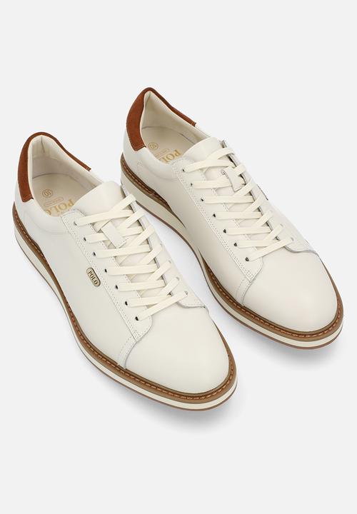 POLO - Smooth Leather Formal Sneaker1 - White