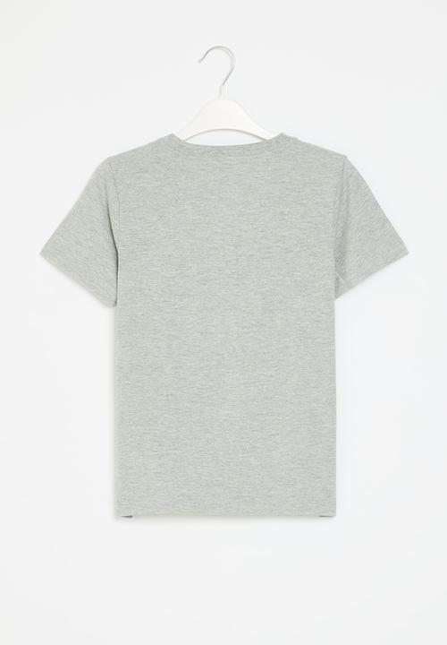Nike - Nike brandmark square basic tee - dk grey heather