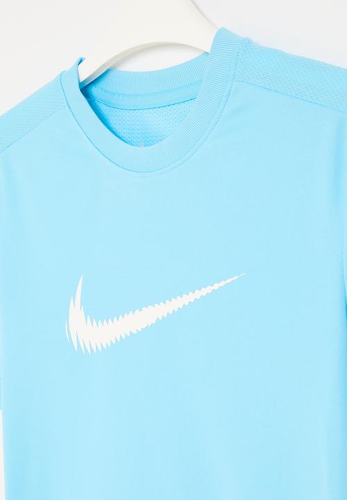 Nike - K Nk Df Trphy23 Ss Top Gx - Aquarius Blue/White