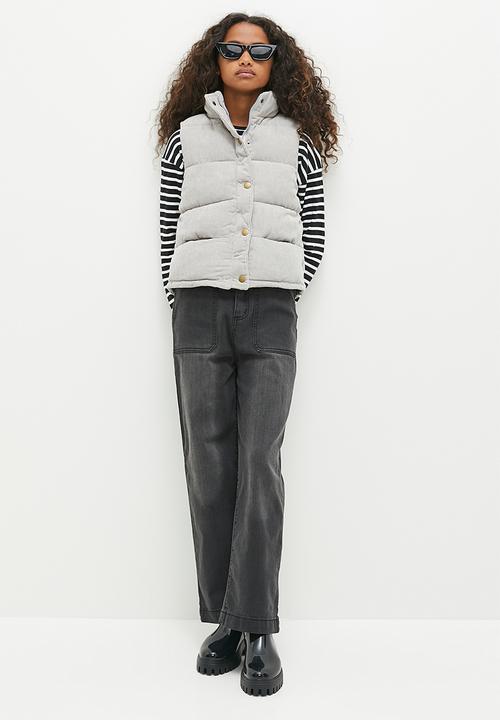 Pop Candy - Cord gilet - grey
