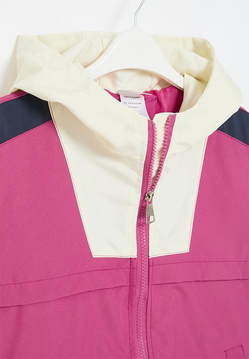 Pop Candy - Colour block windbreaker - pink 