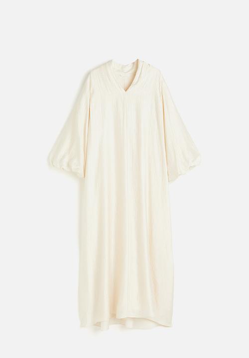 H&M - Crêpe maxi dress - light beige
