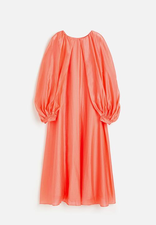 H&M - Voluminous maxi dress - coral