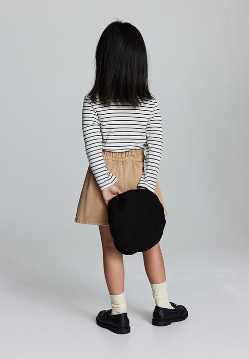 H&M - 2-pack polo-neck tops - white & pink