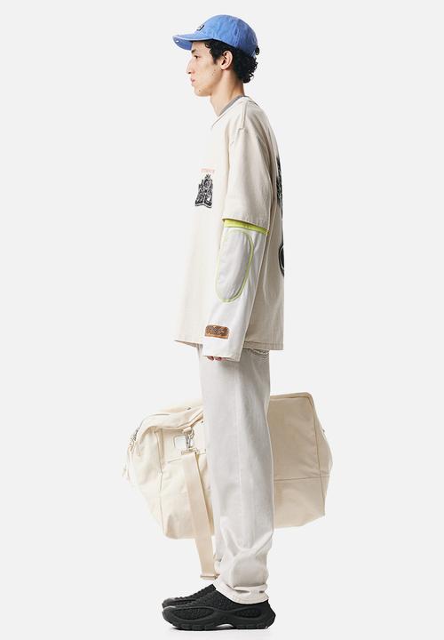 H&M - Printed T-shirt - light beige