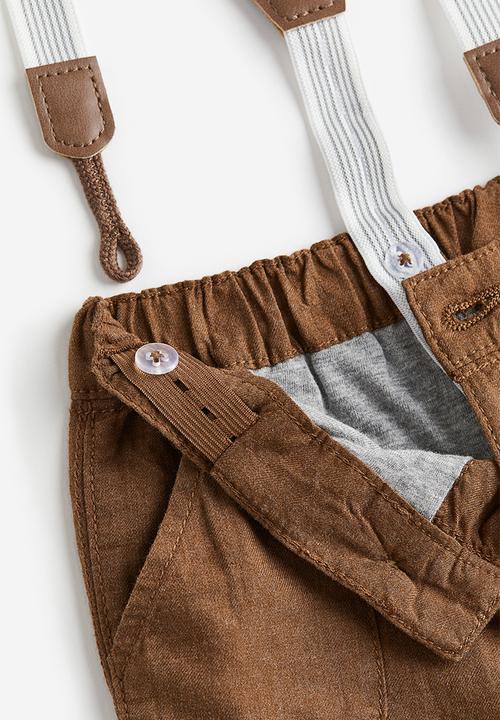 H&M - Dressy set - white & brown