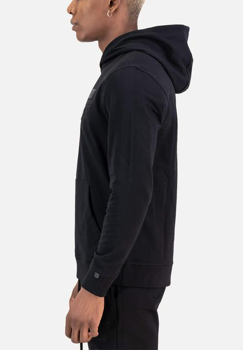 S.P.C.C - Vega signature regular fit hoodies - black