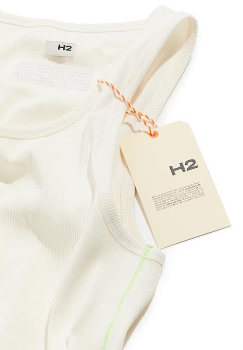H&M - Ribbed vest top - cream