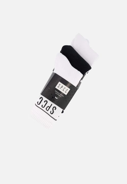 S.P.C.C - Declen signature socks - optical white