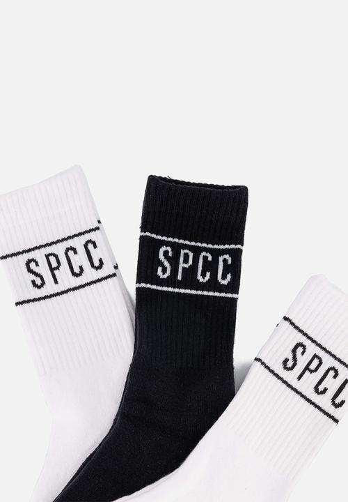 S.P.C.C - Declen signature socks - optical white