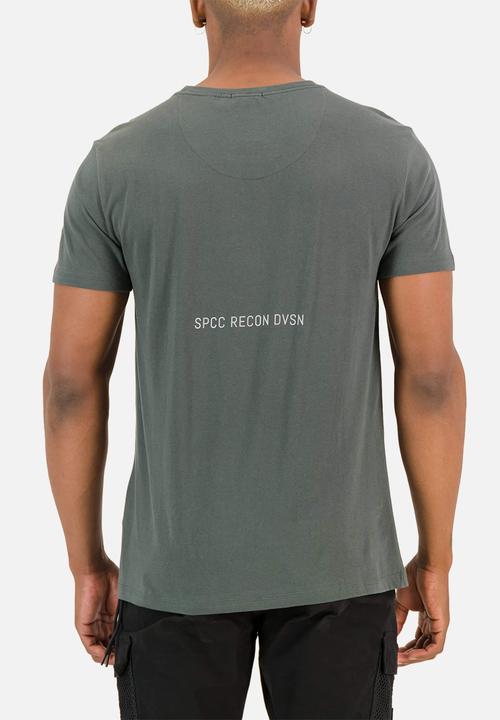 S.P.C.C - Recon Nocturne Fashion Regular Fit Tees - Dark Olive