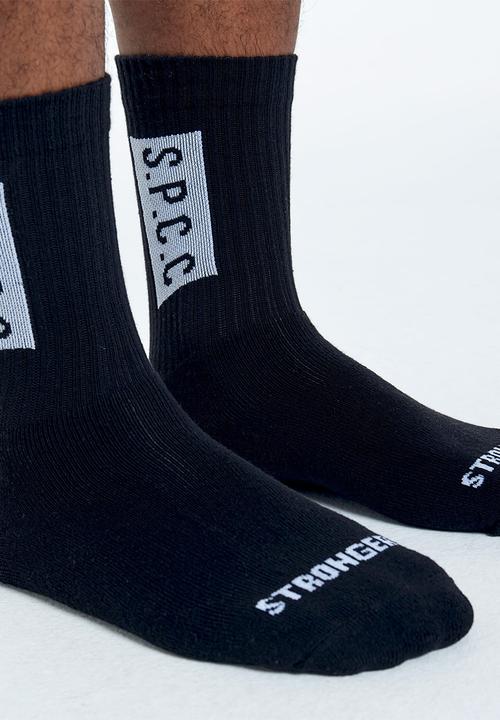 S.P.C.C - Johnson signature socks 3-pack - black