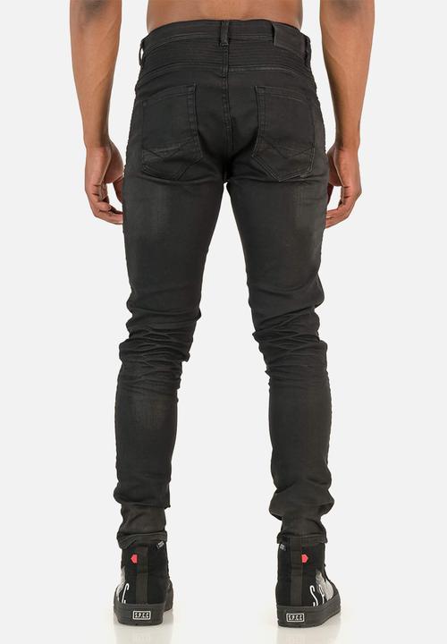 S.P.C.C - Marquez fashion trench fit jeans - black