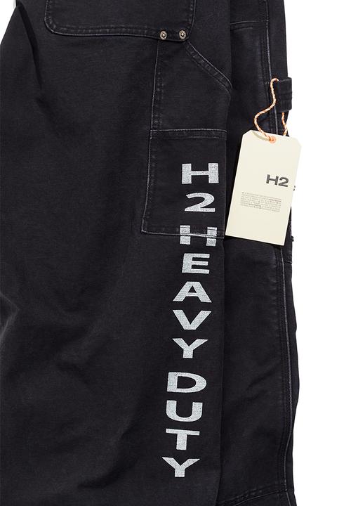 H&M - Canvas worker trousers - black 