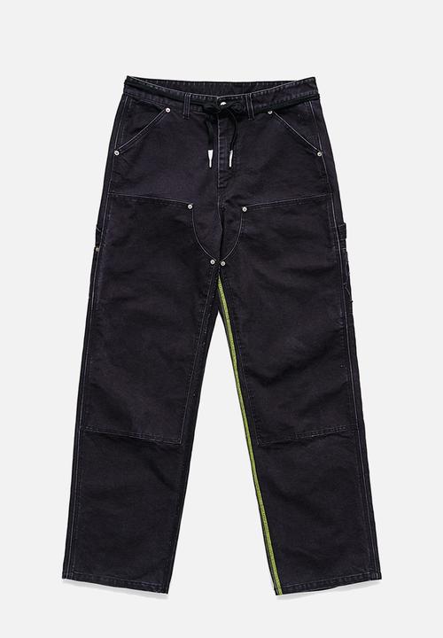 H&M - Canvas worker trousers - black 