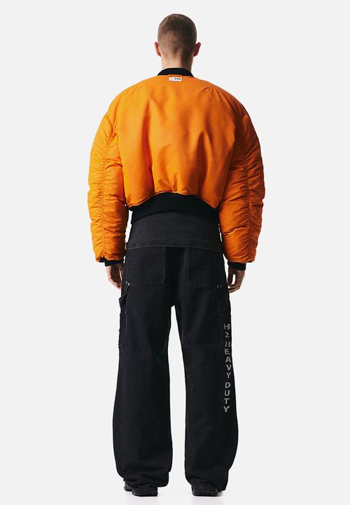 H&M - Canvas worker trousers - black 