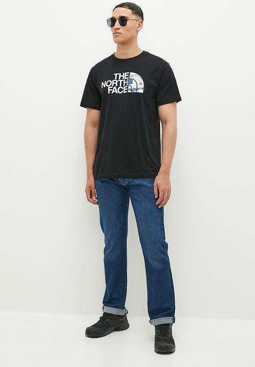 The North Face - M s/s graphic half dome tee - tnf black 
