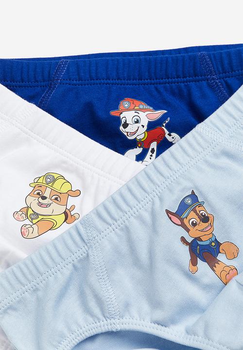 H&M - 5-pack printed boys’ briefs - bright blue/paw patrol