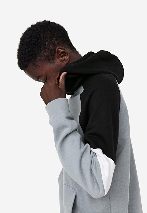 H&M - 2-piece sweatshirt set - grey/block-coloured