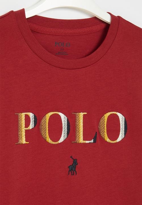 POLO - Boys Jackson long sleeve tee - red