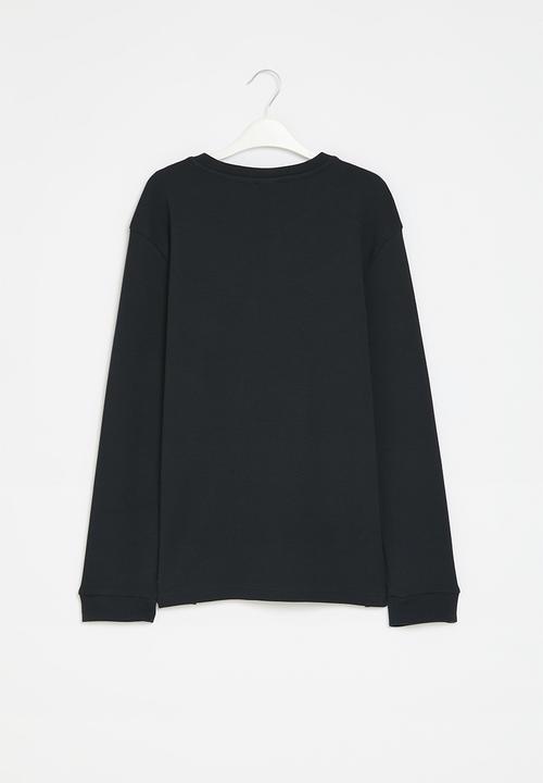POLO - Boys patrick textured long sleeve tee - navy