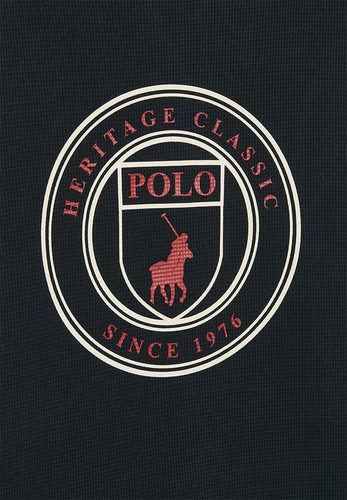 POLO - Boys patrick textured long sleeve tee - navy