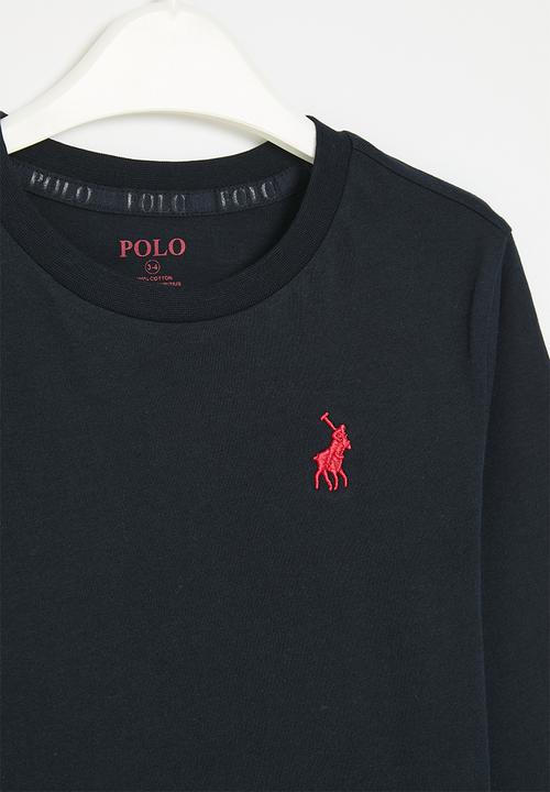 POLO - Boys Ashton long sleeve tee - navy