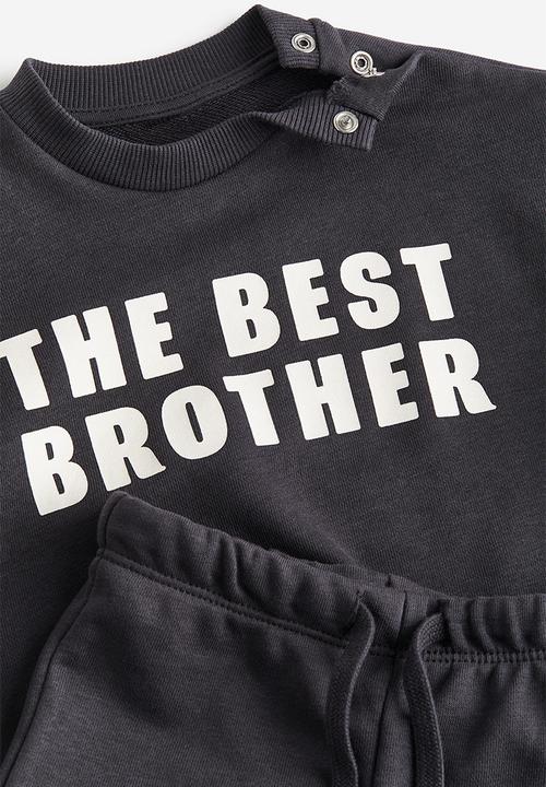 H&M - 2-piece sweatshirt set - dark grey