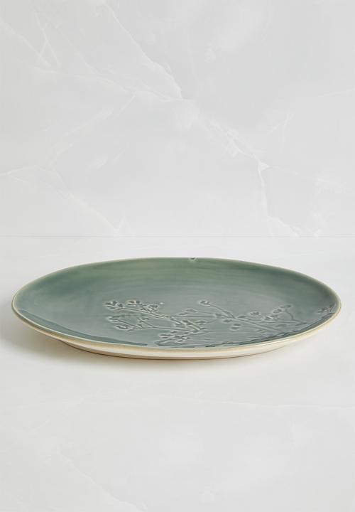Sixth Floor - Daphne Large Platter - Blue
