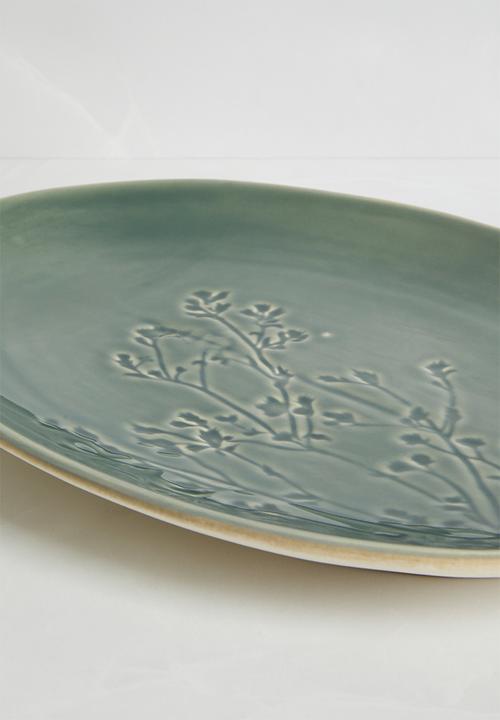 Sixth Floor - Daphne Large Platter - Blue
