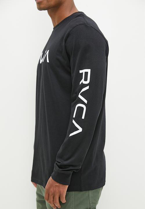RVCA - Big rvca long sleeve - black/white