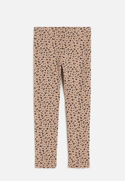 H&M - Brushed-inside leggings - beige