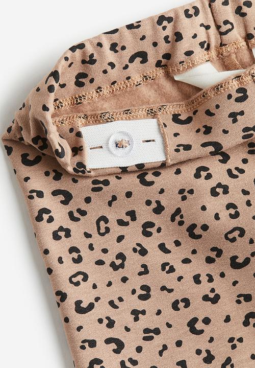 H&M - Brushed-inside leggings - beige