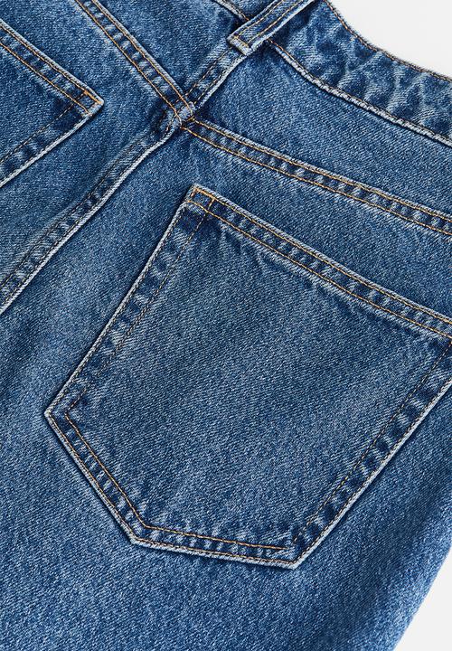 H&M - Straight high jeans - denim blue