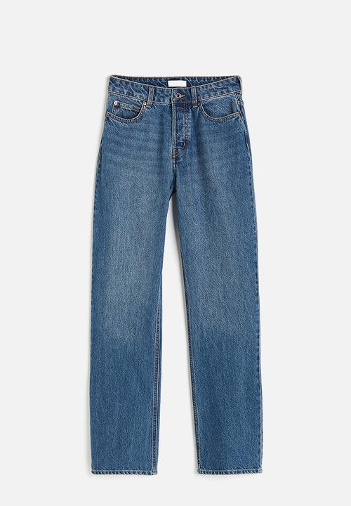 H&M - Straight high jeans - denim blue