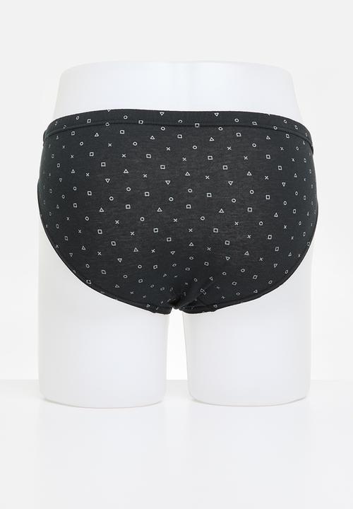 Jockey - 3 PK FANCY SKANT®-Print - Boulder/ Monochrome Geo/Odsidian