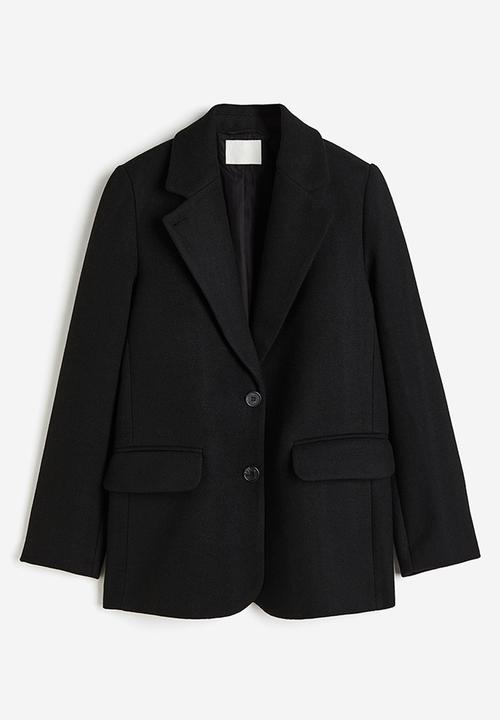 H&M - Single-breasted jacket - black