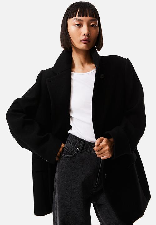 H&M - Single-breasted jacket - black