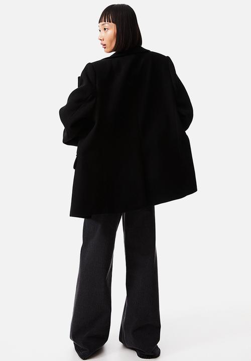 H&M - Single-breasted jacket - black
