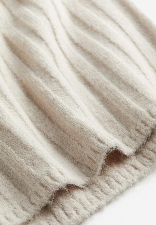 H&M - Rib-knit jumper - light greige
