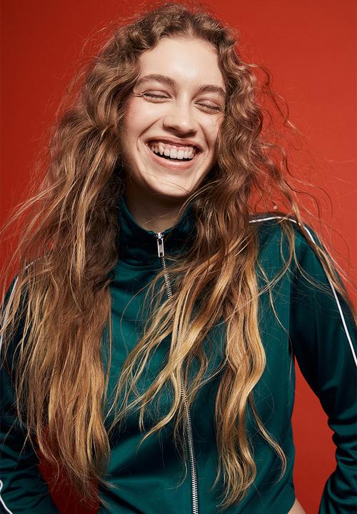 H&M - Track jacket - dark green