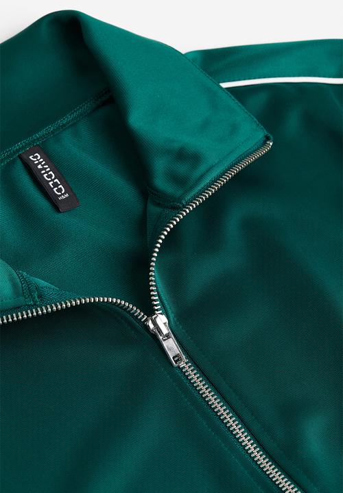 H&M - Track jacket - dark green
